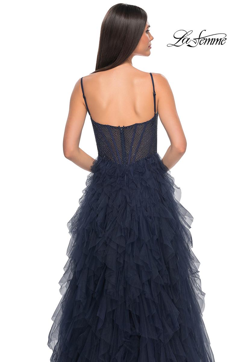 La Femme Dress 32233 - NAVY