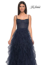 La Femme Dress 32233 - NAVY