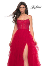 La Femme Dress 32233 - RED