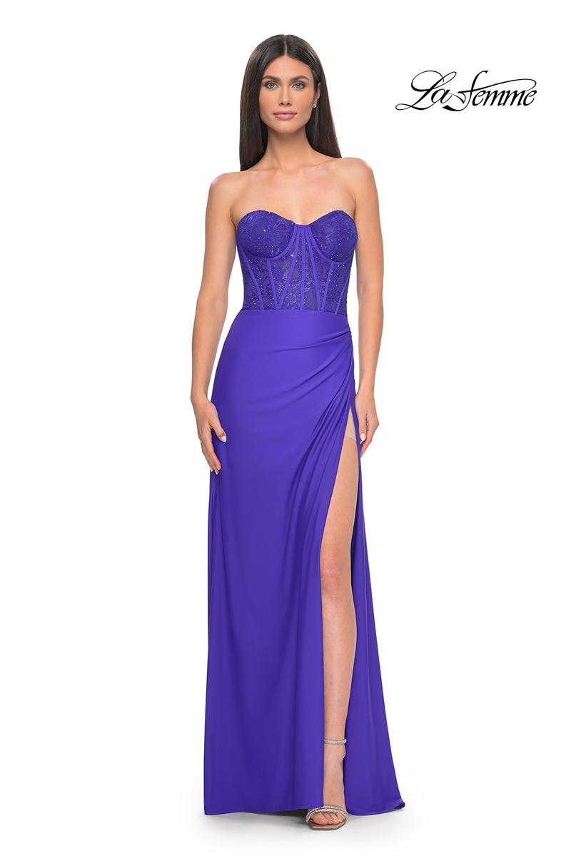 La Femme Dress 32234 - ROYAL BLUE