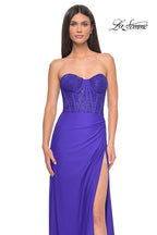 La Femme Dress 32234 - ROYAL BLUE
