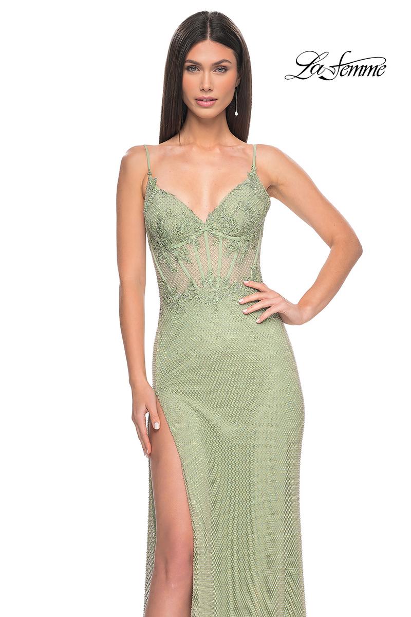 La Femme Dress 32236 - SAGE