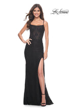 La Femme Dress 32237 - BLACK
