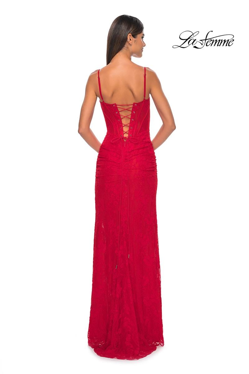 La Femme Dress 32237 - RED