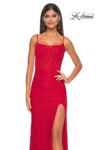 La Femme Dress 32237 - RED
