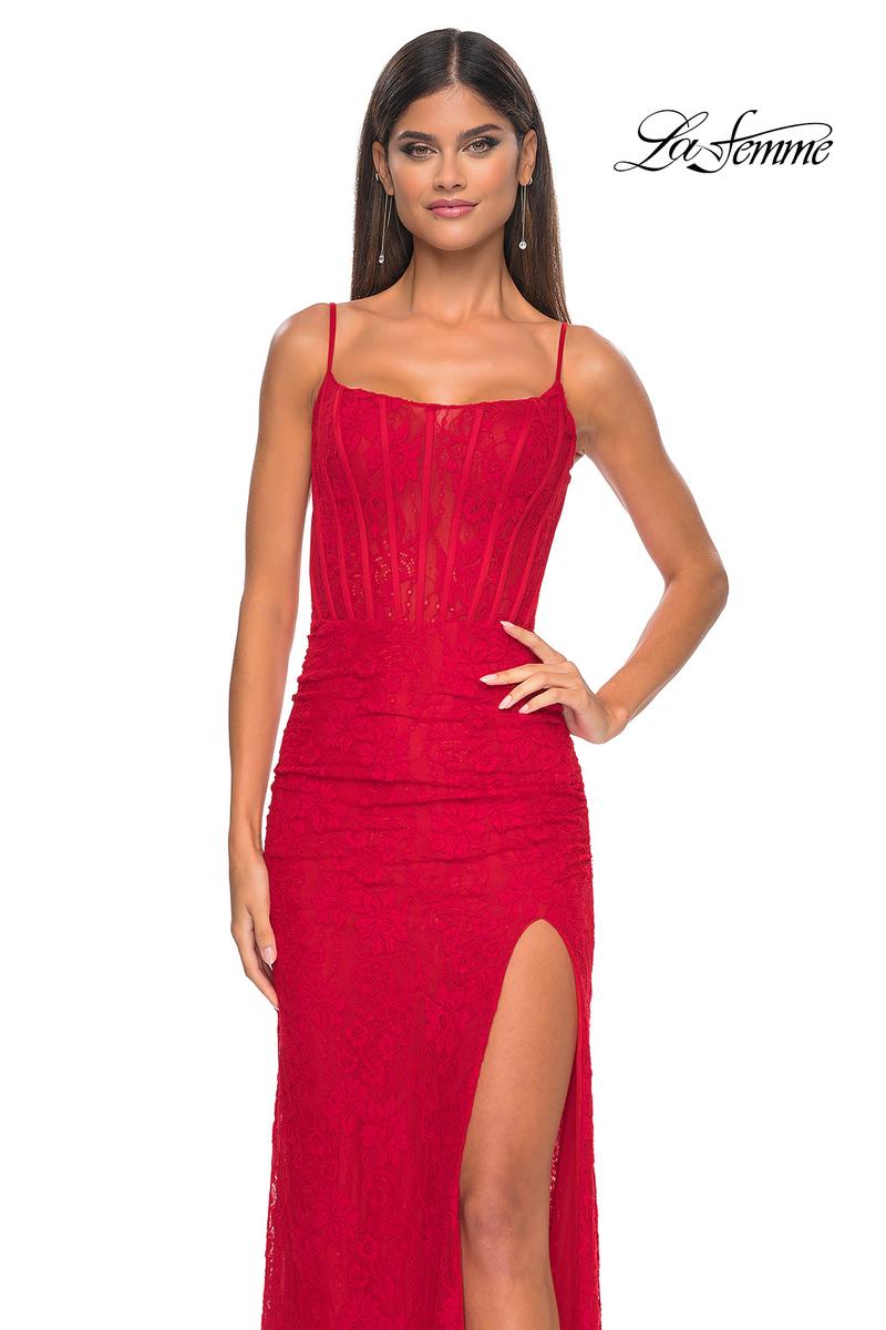 La Femme Dress 32237 - RED