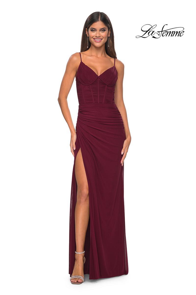 La Femme Dress 32239 - WINE