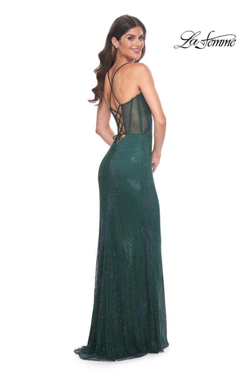 La Femme Dress 32247 - DARK EMERALD