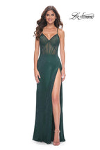La Femme Dress 32247 - DARK EMERALD