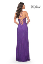 La Femme Dress 32247 - ROYAL PURPLE