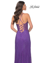 La Femme Dress 32247 - ROYAL PURPLE