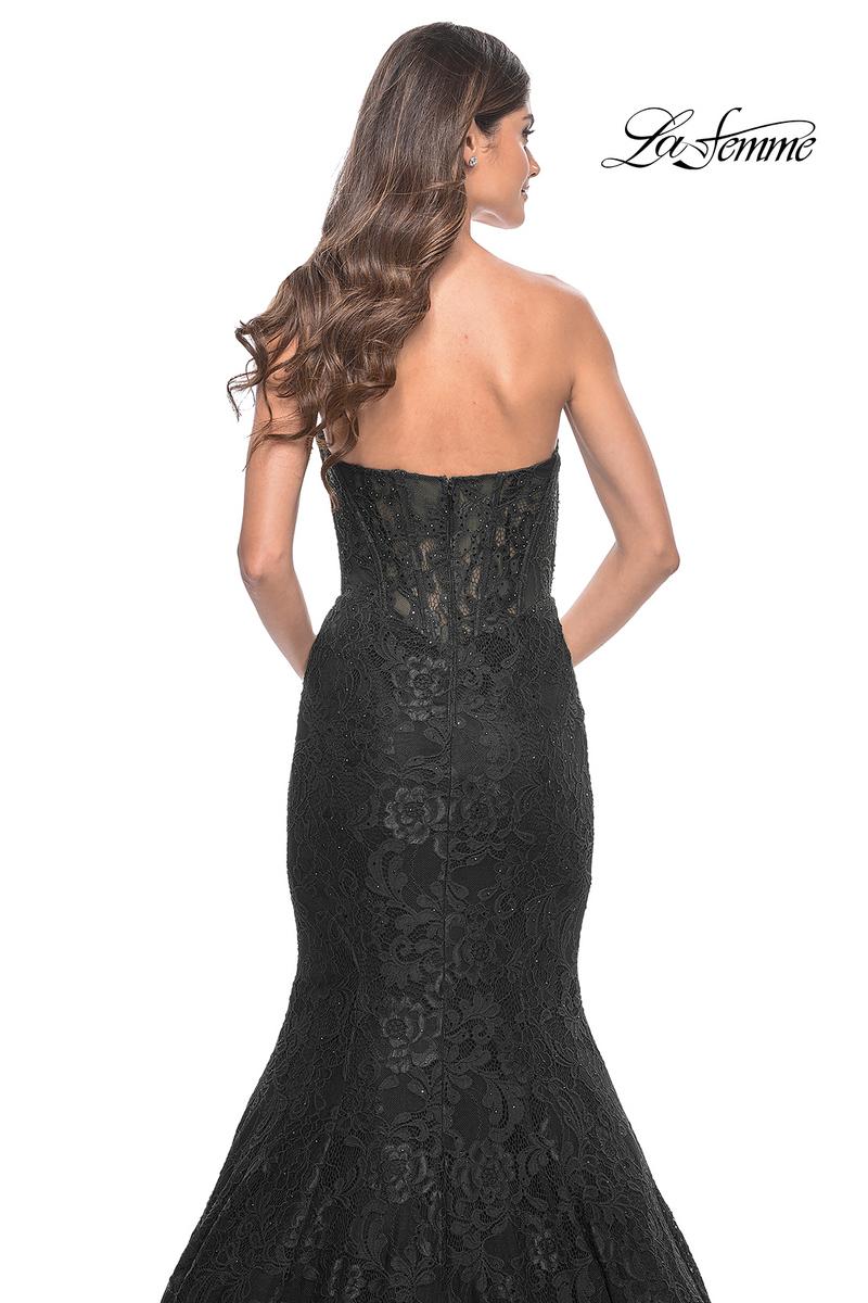 La Femme Dress 32249 - BLACK