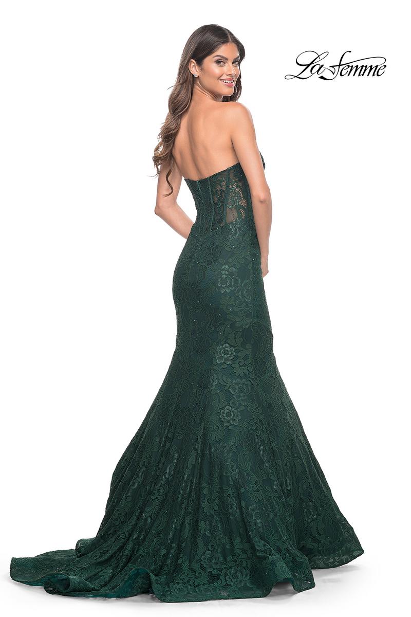 La Femme Dress 32249 - DARK EMERALD