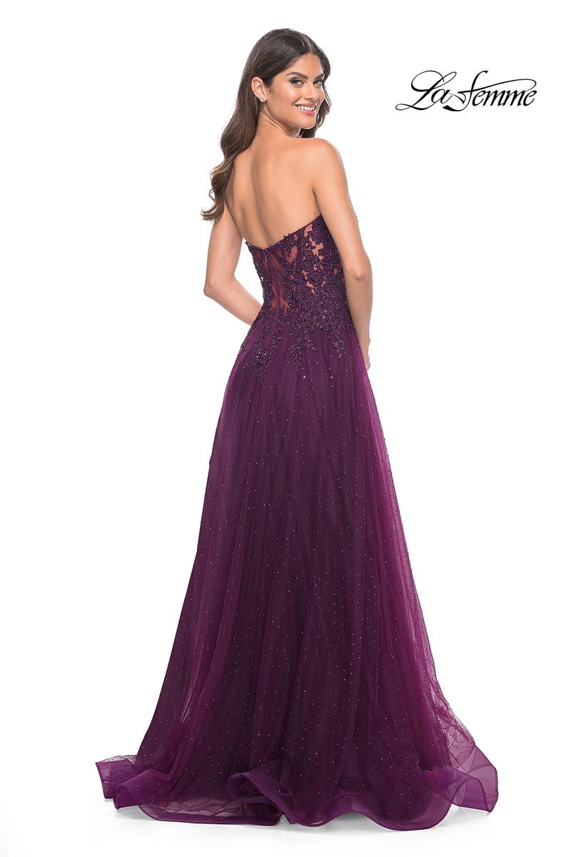 La Femme Dress 32253 - DARK BERRY
