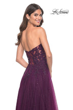 La Femme Dress 32253 - DARK BERRY