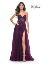 La Femme Dress 32253 - DARK BERRY