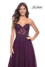 La Femme Dress 32253 - DARK BERRY