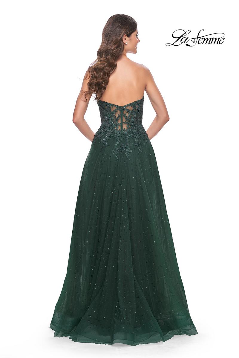 La Femme Dress 32253 - DARK EMERALD