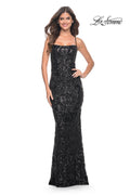 La Femme Dress 32255 - BLACK