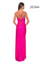 La Femme Dress 32256 - HOT PINK