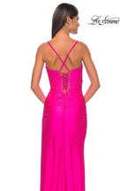 La Femme Dress 32256 - HOT PINK