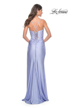 La Femme Dress 32256 - LIGHT PERIWINKLE