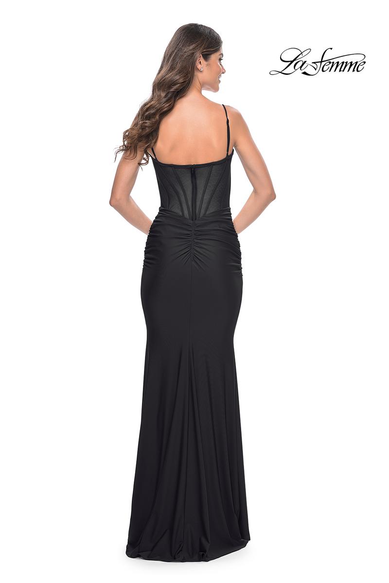 La Femme Dress 32257 - BLACK