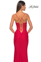 La Femme Dress 32258 - RED