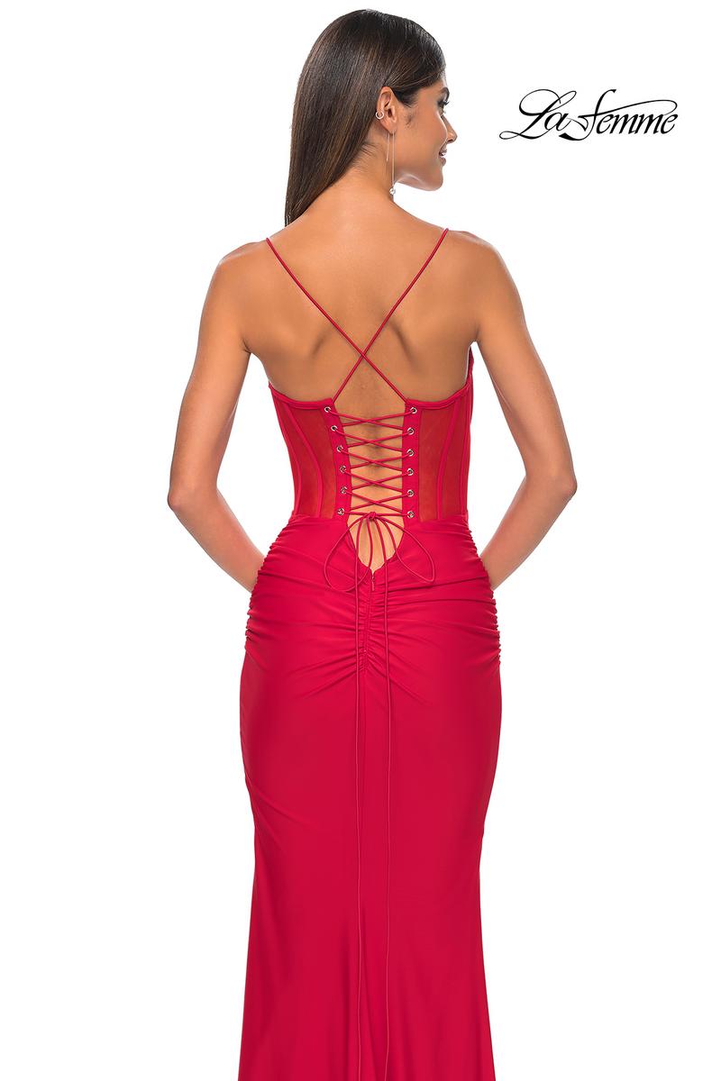 La Femme Dress 32258 - RED