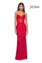 La Femme Dress 32258 - RED