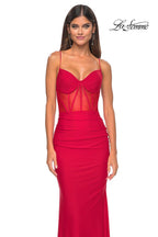 La Femme Dress 32258 - RED