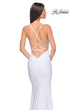 La Femme Dress 32260 - WHITE