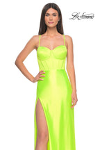 La Femme Dress 32262 - BRIGHT GREEN