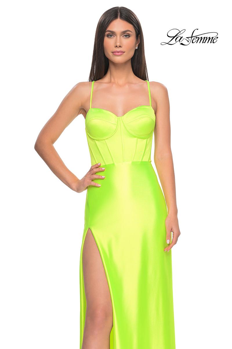 La Femme Dress 32262 - BRIGHT GREEN
