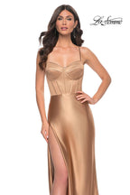 La Femme Dress 32264 - BRONZE