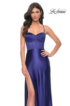 La Femme Dress 32264 - MARINE BLUE