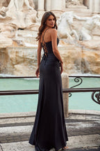 La Femme Dress 32265 - BLACK