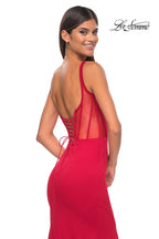 La Femme Dress 32268 - RED