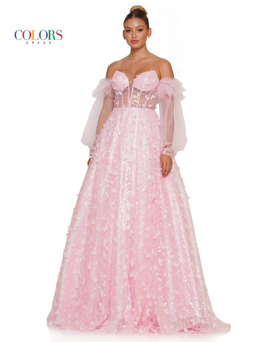 Colors Dress Dress 3226 - Pink