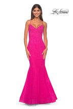 La Femme Dress 32273 - HOT FUCHSIA