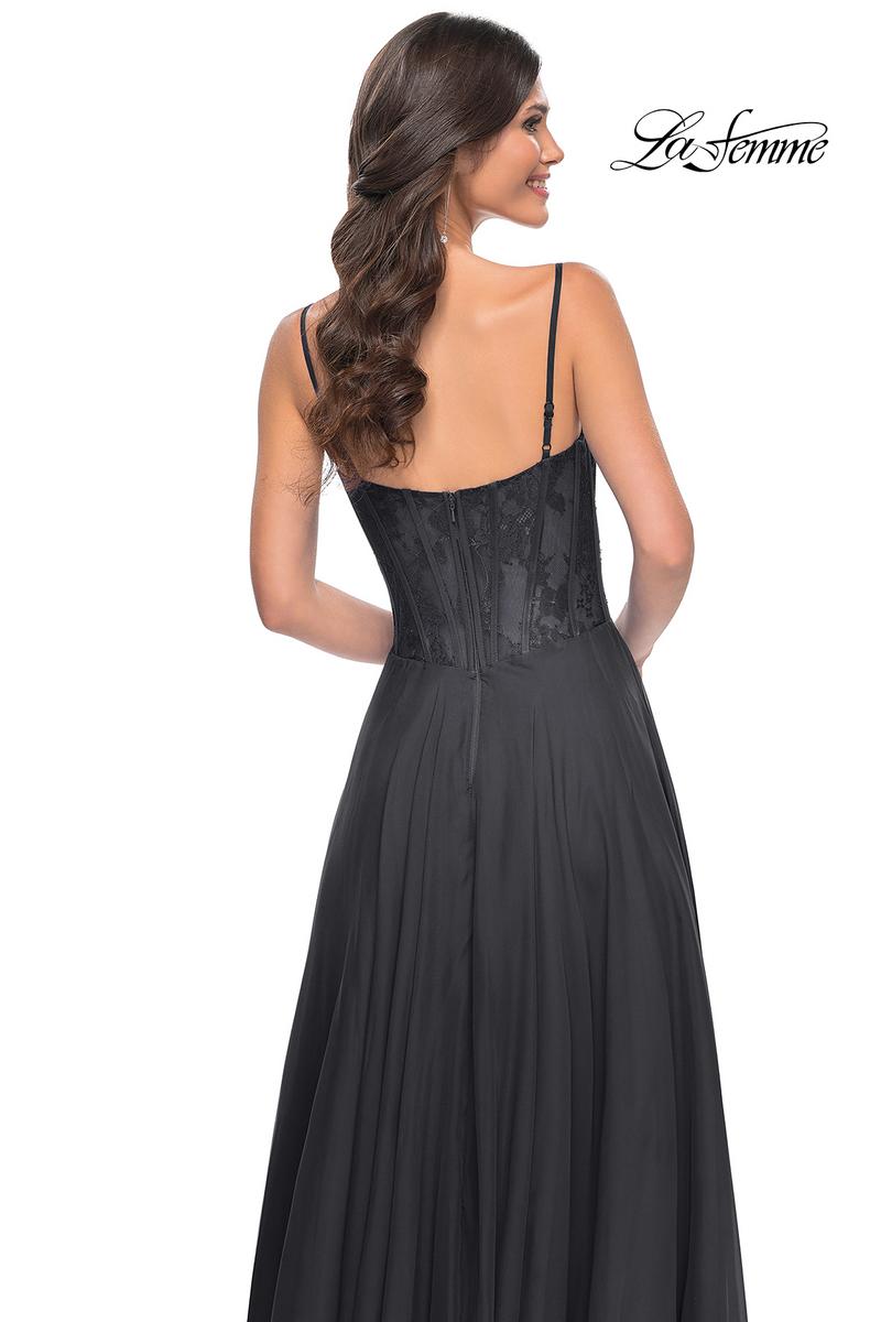 La Femme Dress 32276 - BLACK