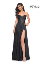 La Femme Dress 32276 - BLACK