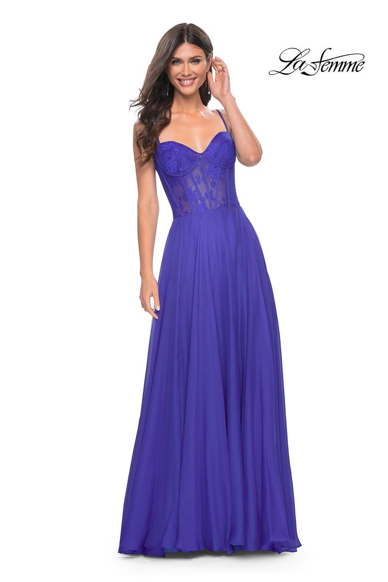 La Femme Dress 32276 - ROYAL BLUE