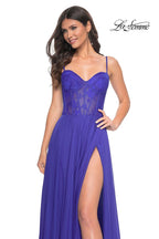 La Femme Dress 32276 - ROYAL BLUE