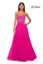 La Femme Dress 32278 - HOT FUCHSIA