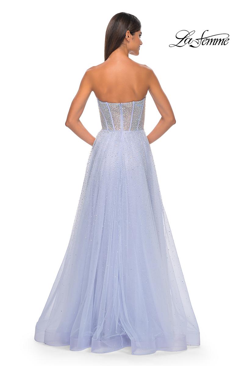 La Femme Dress 32278 - LIGHT PERIWINKLE