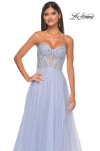 La Femme Dress 32278 - LIGHT PERIWINKLE