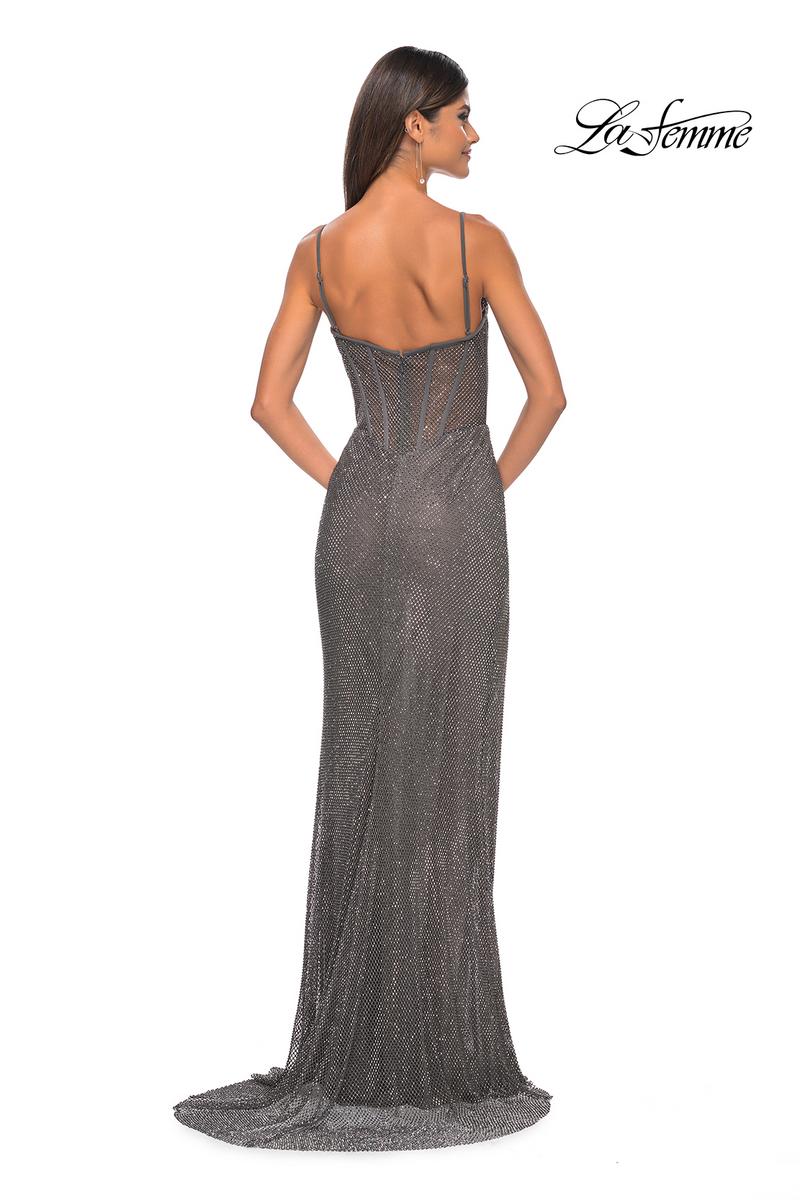 La Femme Dress 32285 - GUNMETAL
