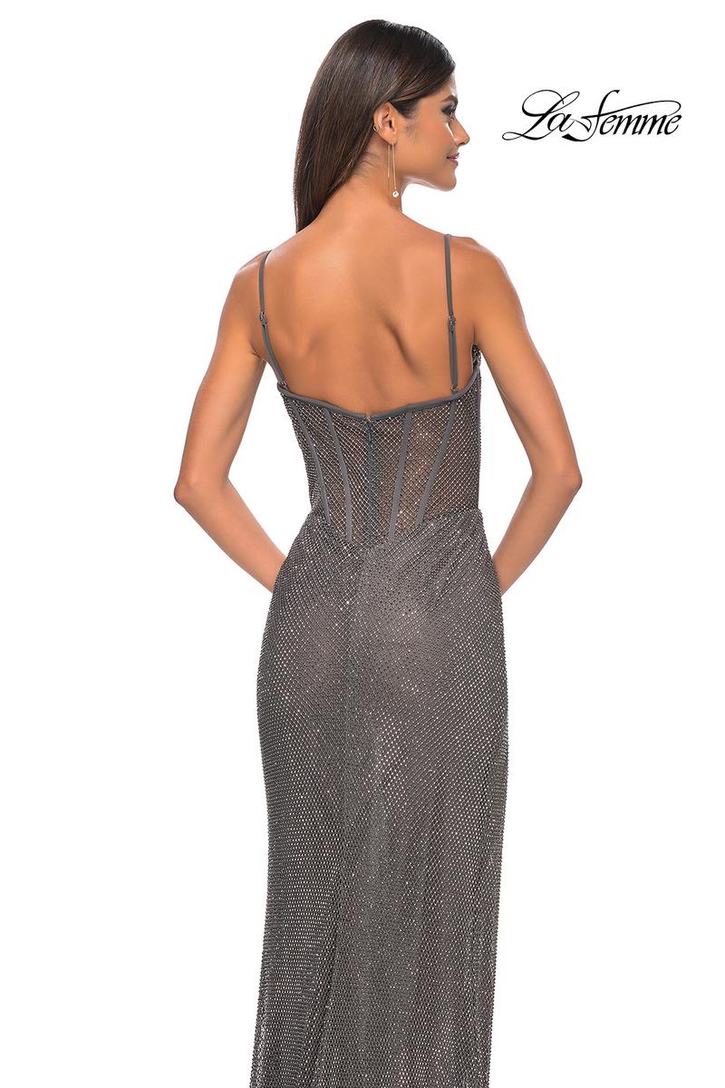 La Femme Dress 32285 - GUNMETAL