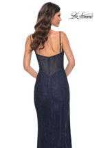 La Femme Dress 32285 - NAVY